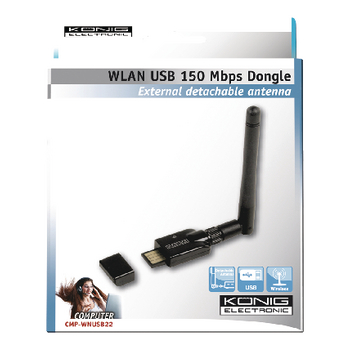 CMP-WNUSB22 Usb 2.0 draadloze dongle voor ieee802.11b/g/n netwerken Verpakking foto